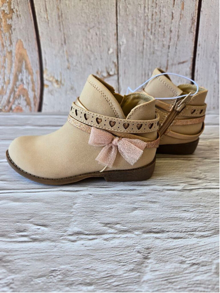 POP GIRLS Lil Elisha Blush Boots Size 7 Medium Little Girls New In Box (C-39)