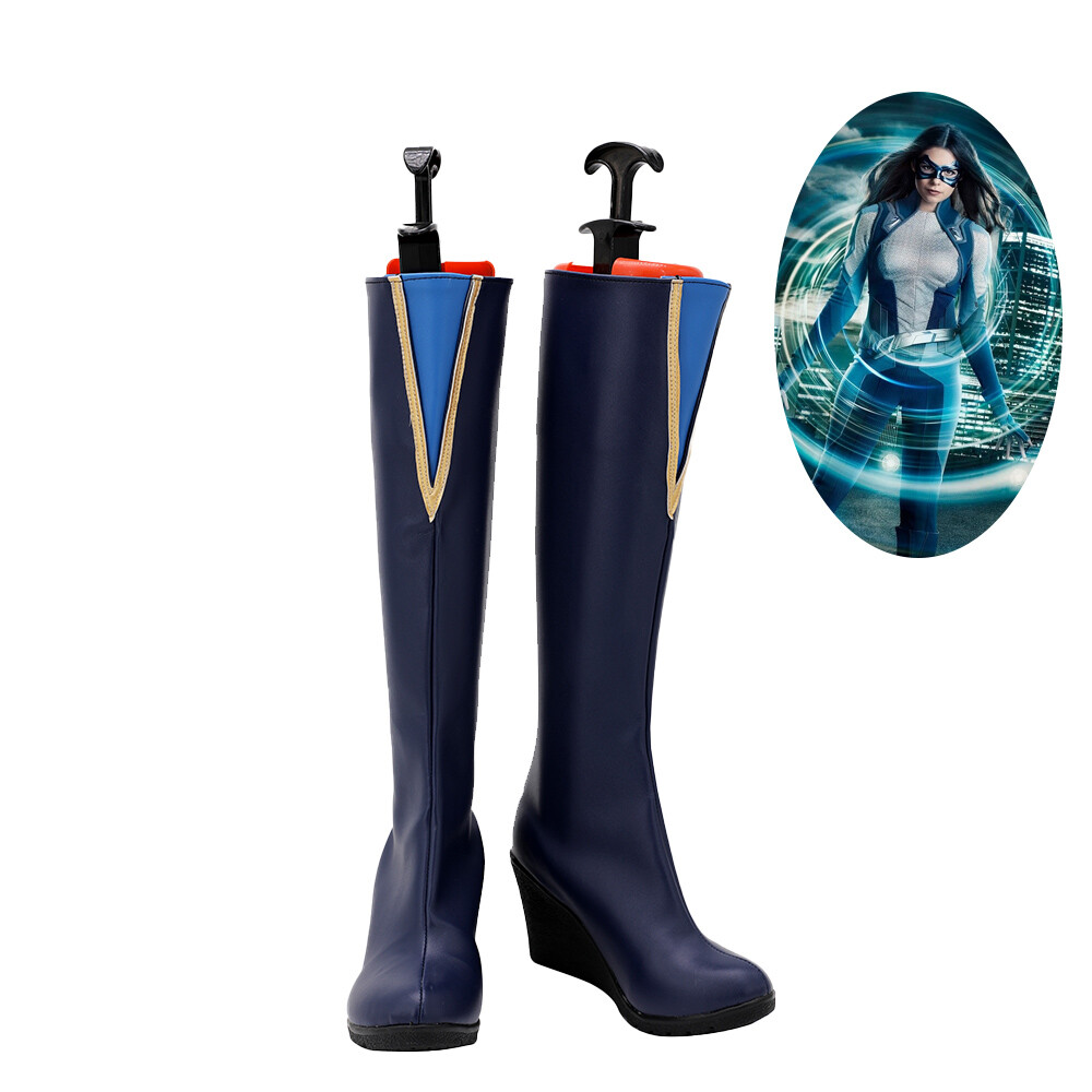 Supergirl Nia Nal Shoes Cosplay Women Boots
