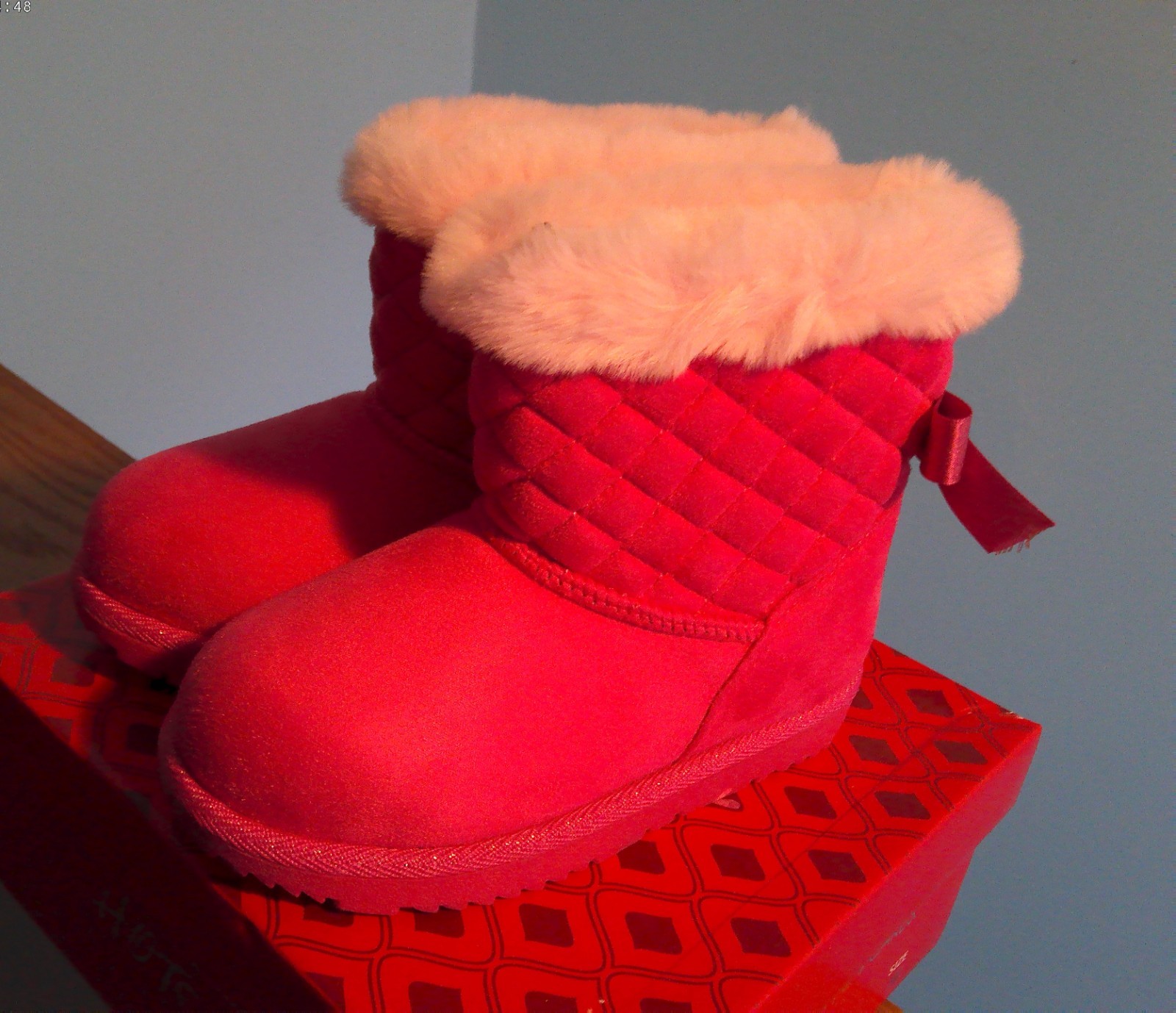 Hotcakes Brand Girls Boots W Bows. NIB! Size 7