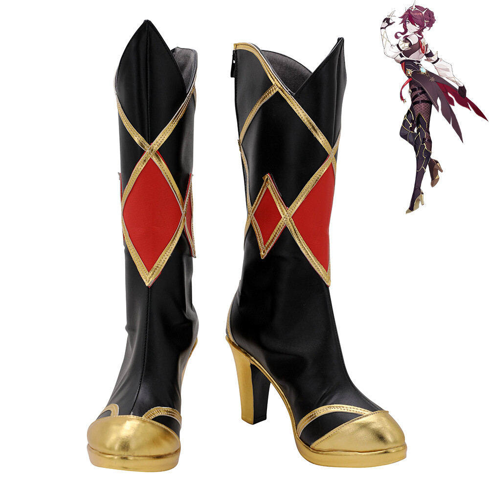 Genshin Impact Rosalia Shoes Cosplay Women Boots