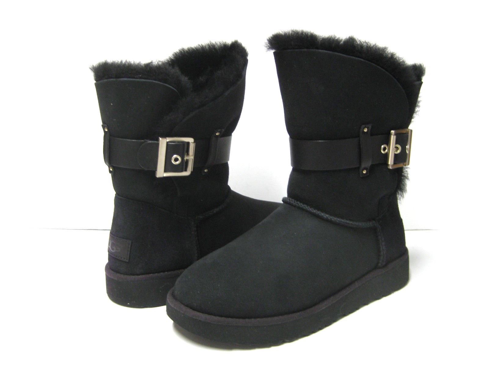 UGG JAYLYN WOMEN SHORT BOOTS SUEDE BLACK US 7.5 /UK 6 /EU 38.5 /JP 245