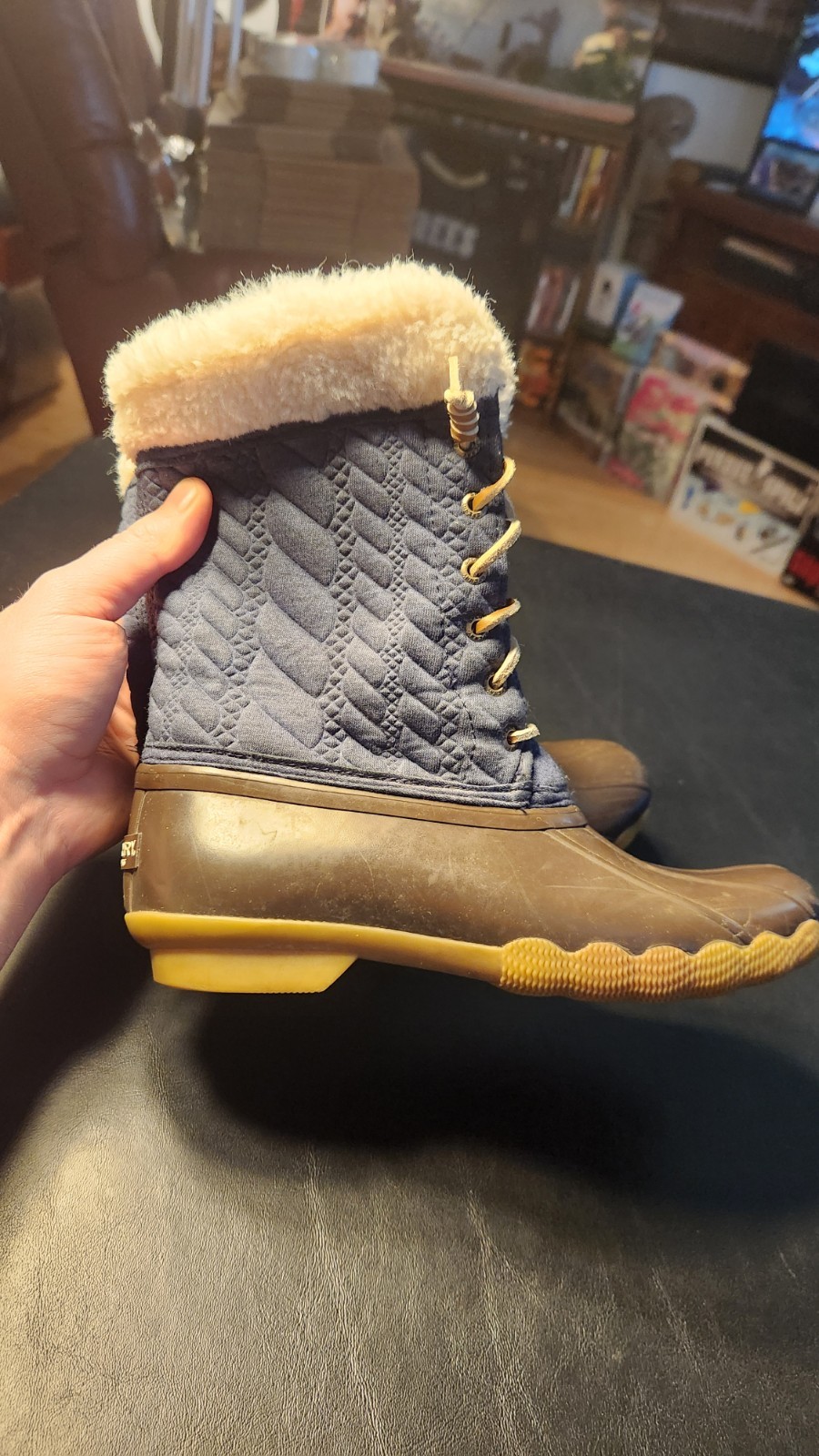 Sperry Girls Boots! These Are US Size 3. They Are Used In Great Condition!
