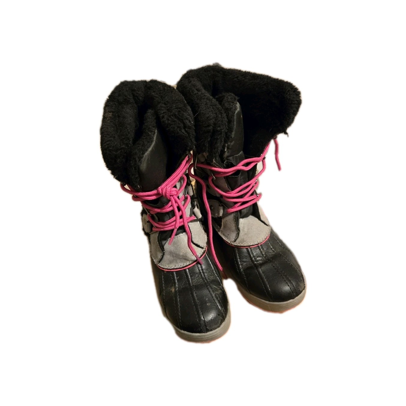 Shelby Girls’ Winter Boots Pink & Black