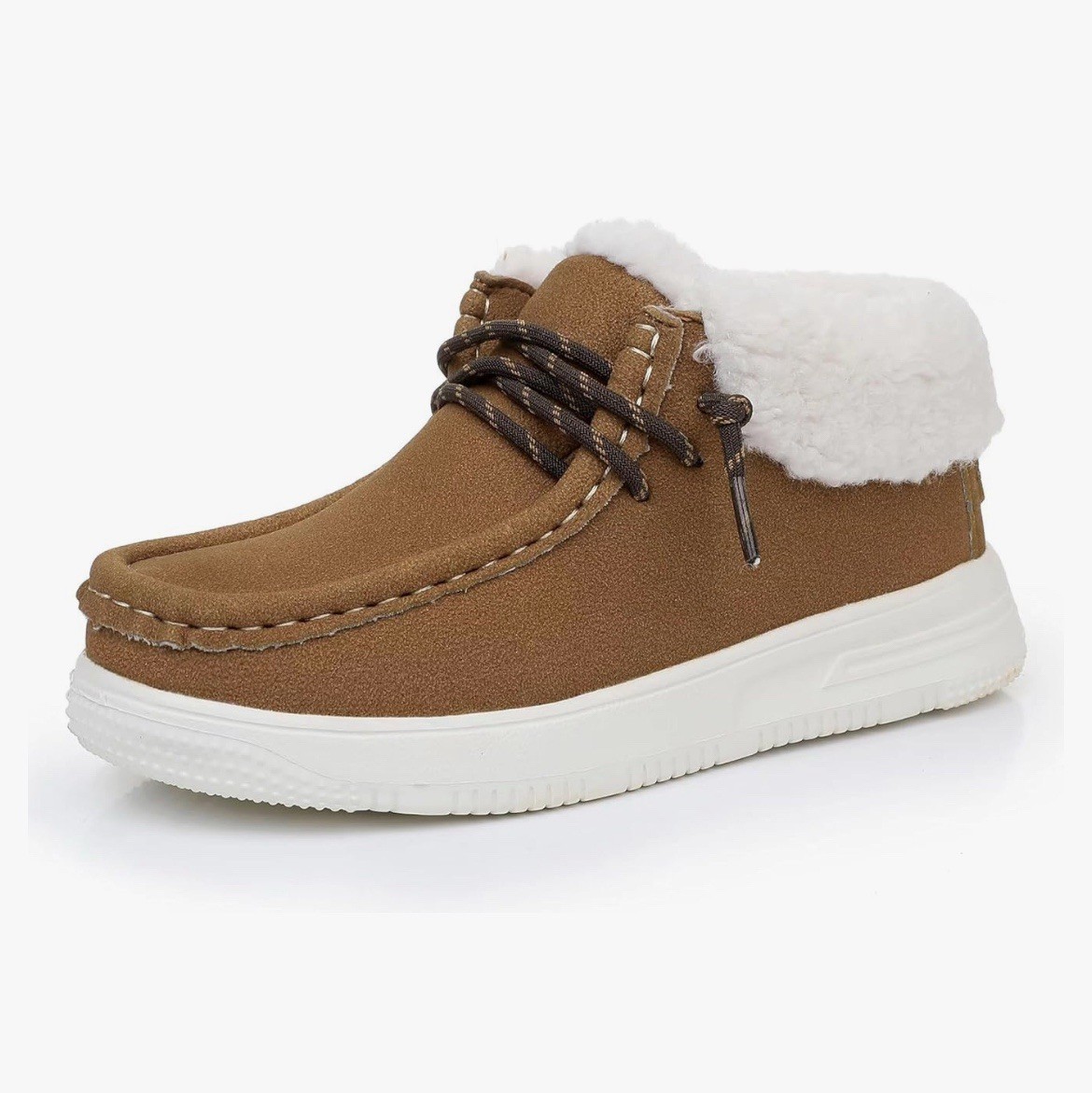 Apakowa Toddler Boys Girls Winter Boots Moccasin Boots Size – 8
