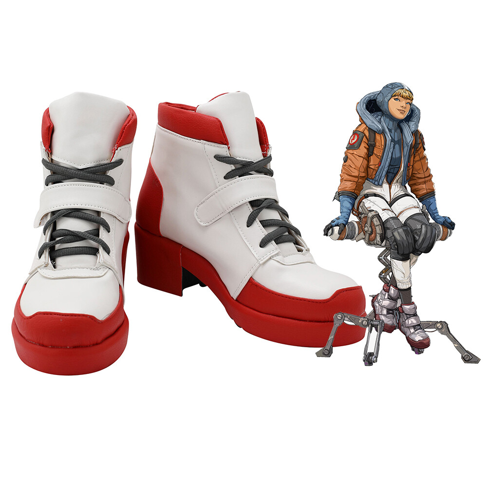 Apex Legends Wattson Shoes Cosplay Women Boots White Shoes Ver1