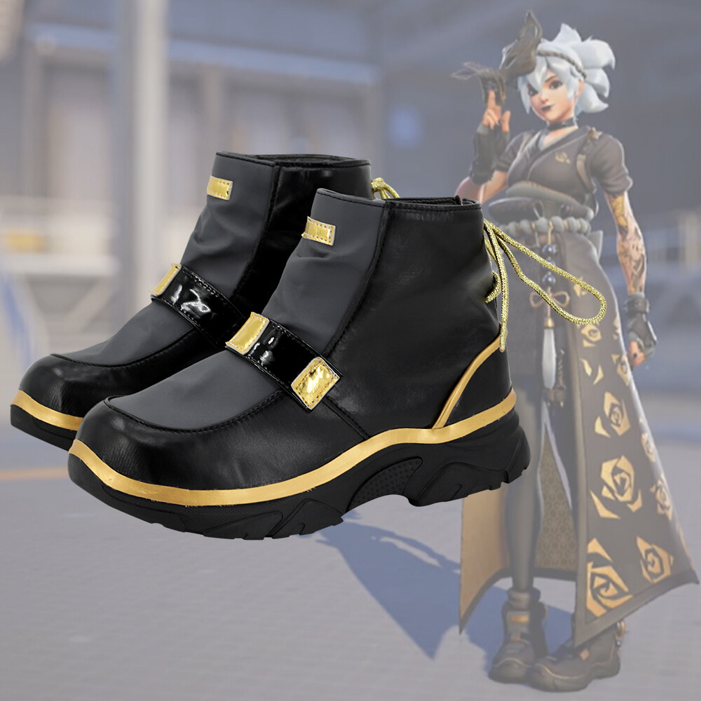 Kiriko Hashimoto Shoes OW Cosplay women Boots Handcrafted