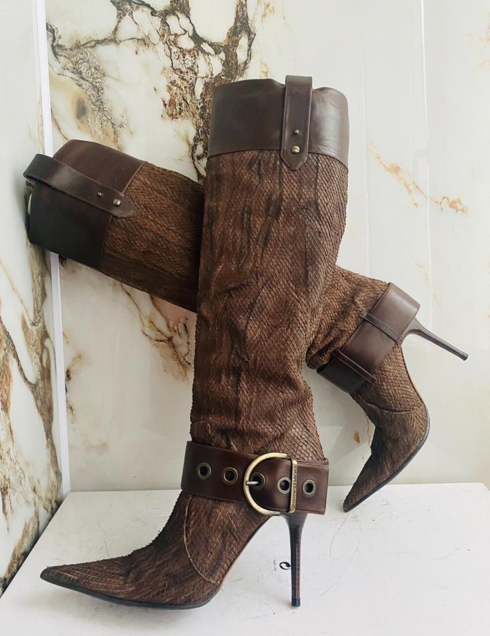 Gianmarco Lorenzi Women Boots  Heels Size 37