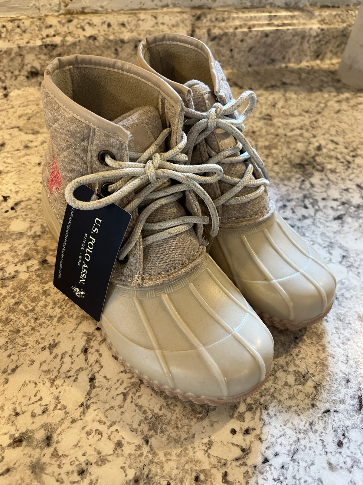 US Polo Girls Winter Boots , Size 1, New With Tag