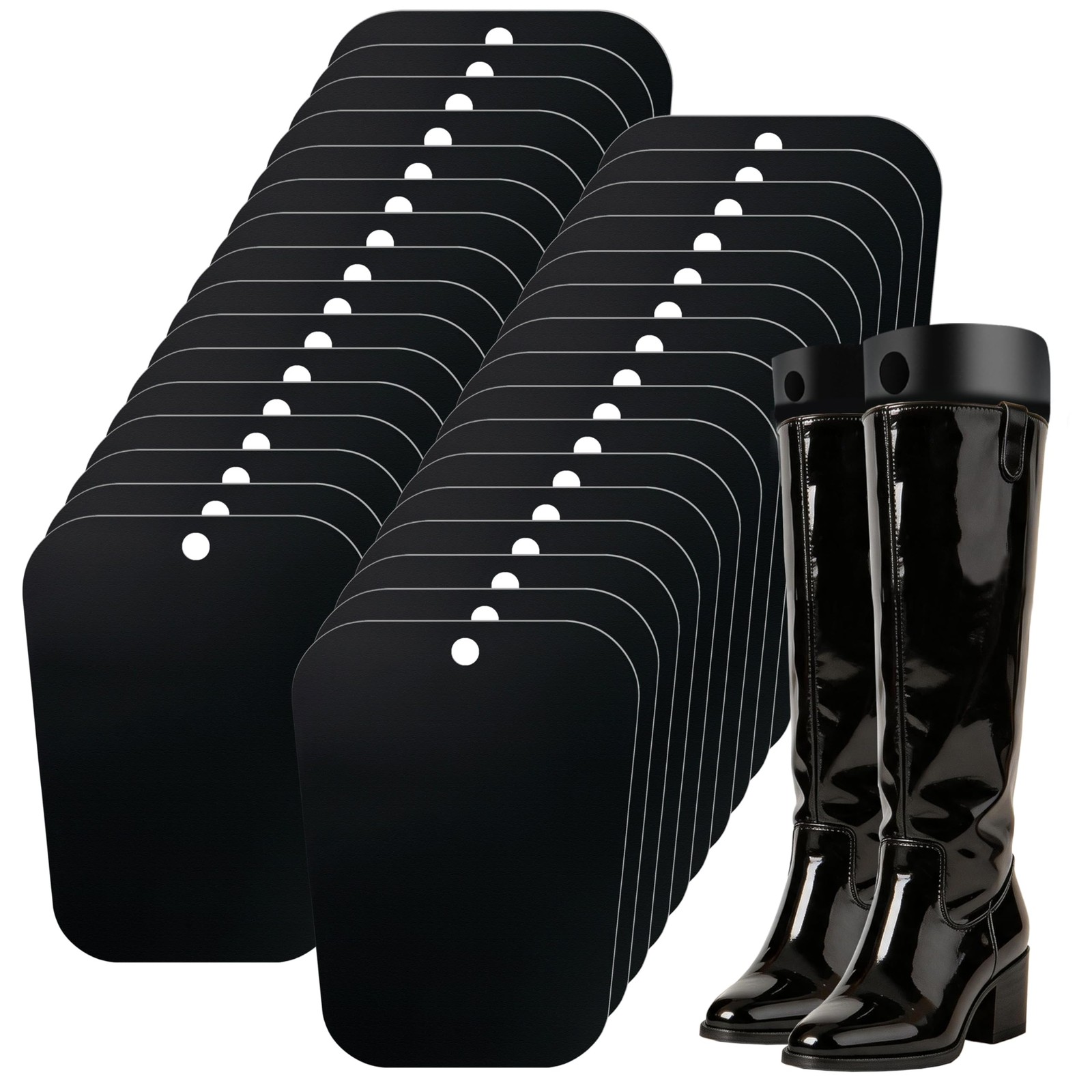 32 Pieces (16 Pairs) Boot Shaper Form Inserts Tall Boots Stand Support Holder…