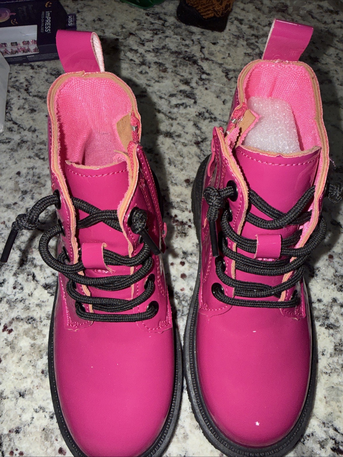 Shein girls boots size 121/2 zipper at the sides