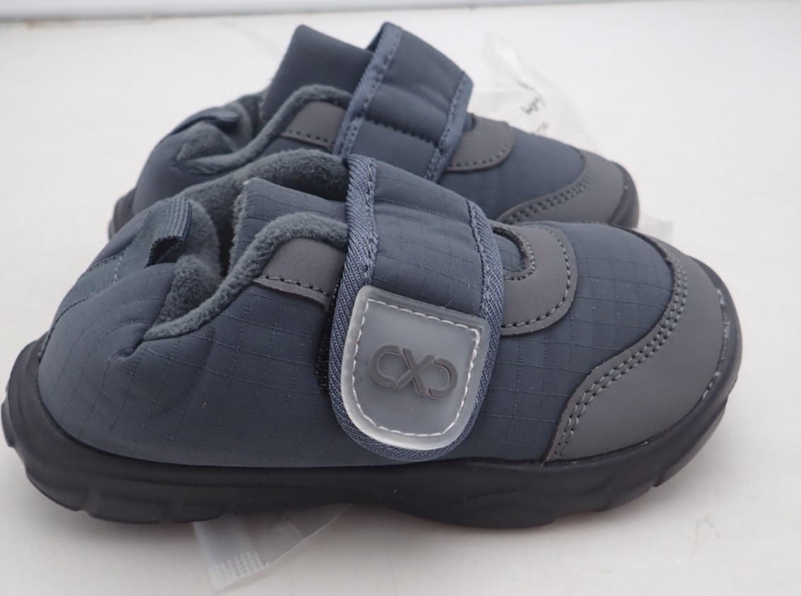 XIHALOOK Toddler Boys Girls Winter Boots or Shoes Warm Fur Lined size 5.5 Gray