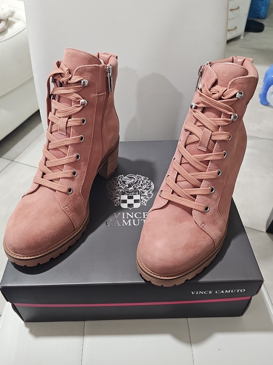 Vince Camuto Women Boots. New With Box. Size 7.5. Dermy Pink.