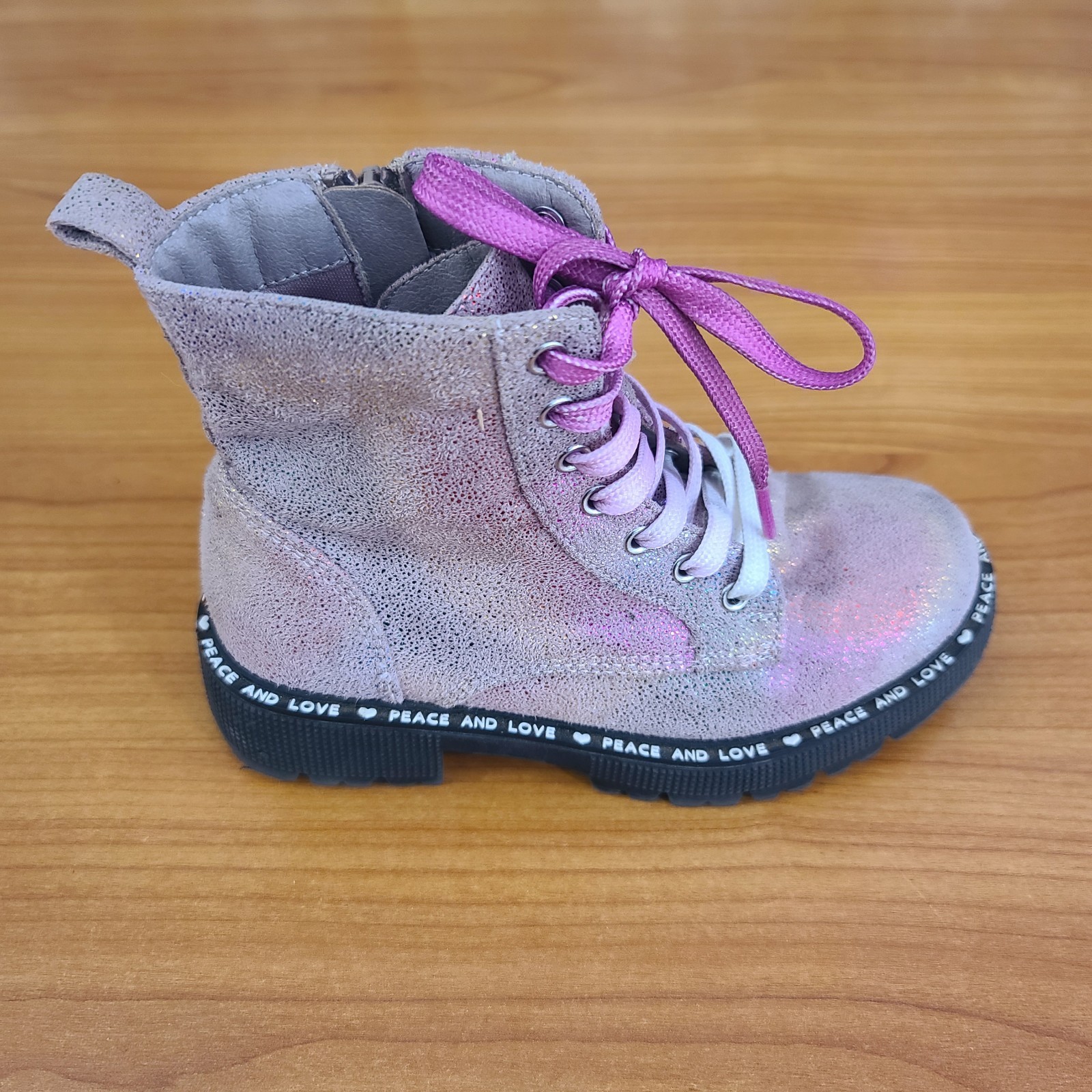 Steve Madden JRoni Raimbow Boots Girls Size 12 Multicolor