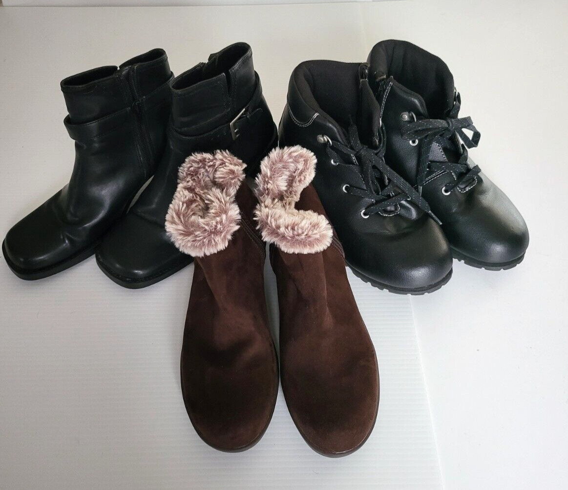 Women Boots – Size 6 – Lot of 3 Pairs