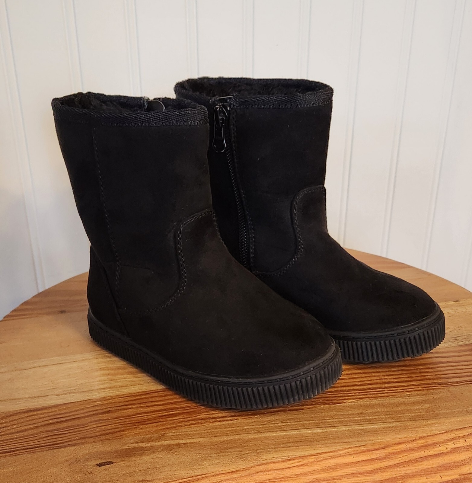 Cat & Jack Toddler Girls Boots Size 8 Black