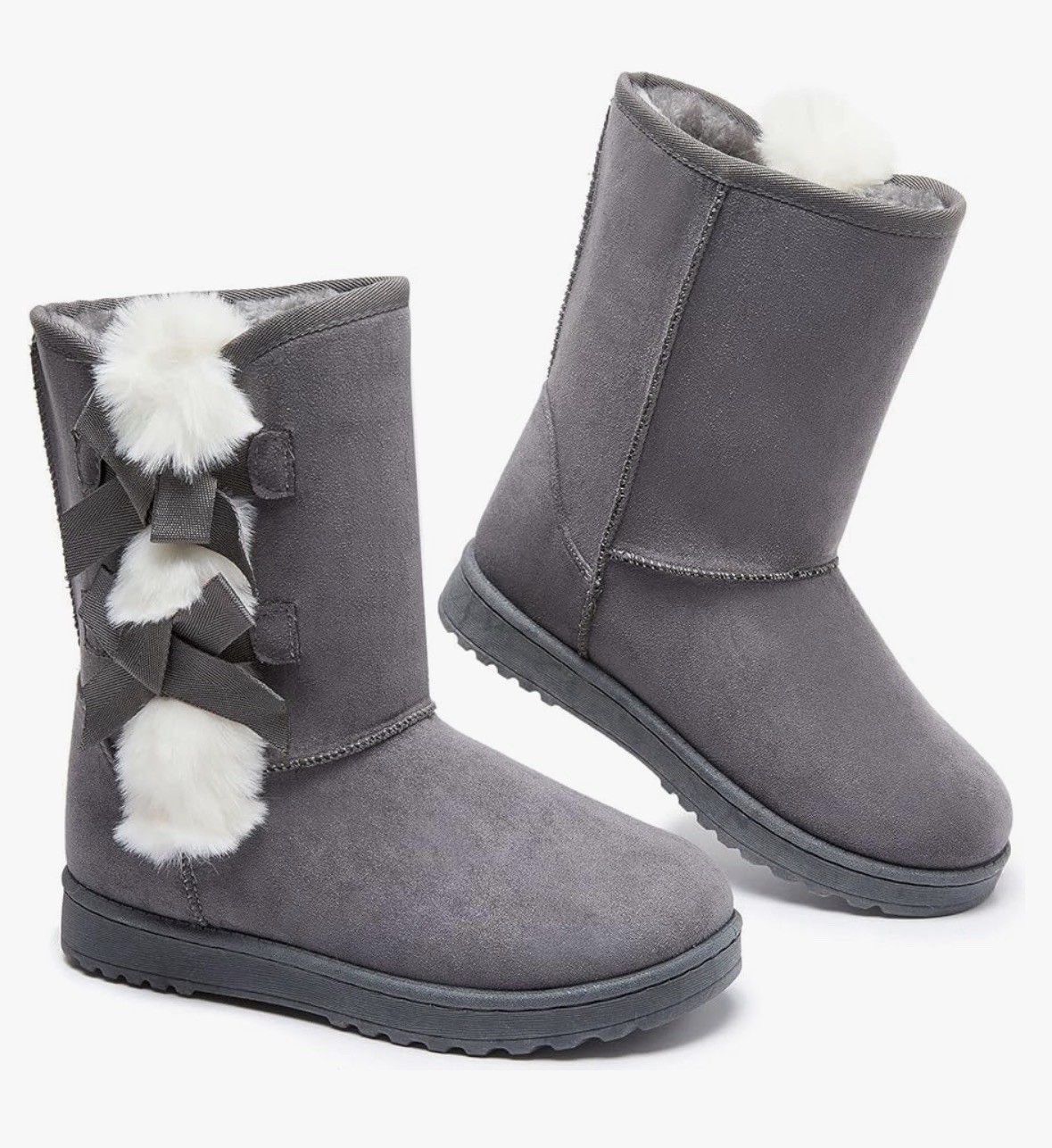 BENPAO Women’s Winter Boots Suede Fur Lined Booties NEW! 7.5