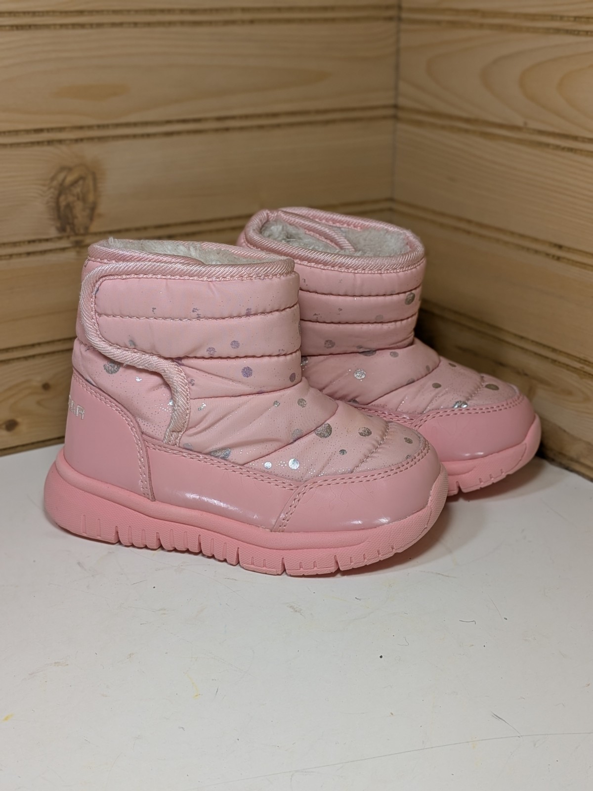 HobiBear Girls Winter Boots Children’s Size 2 Pink Good Condition