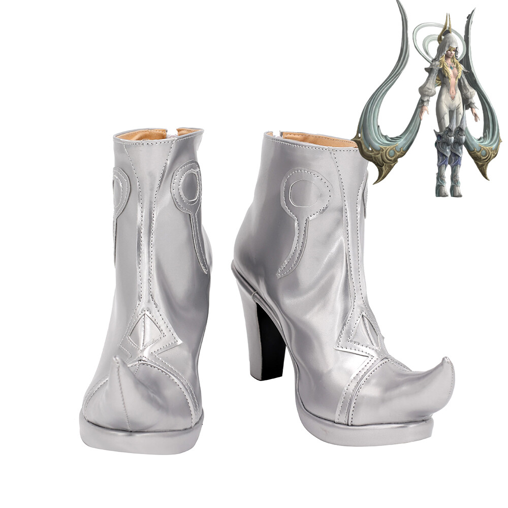 FF XIV FF14 Ryne Hydaelyn Shoes Cosplay Women Boots