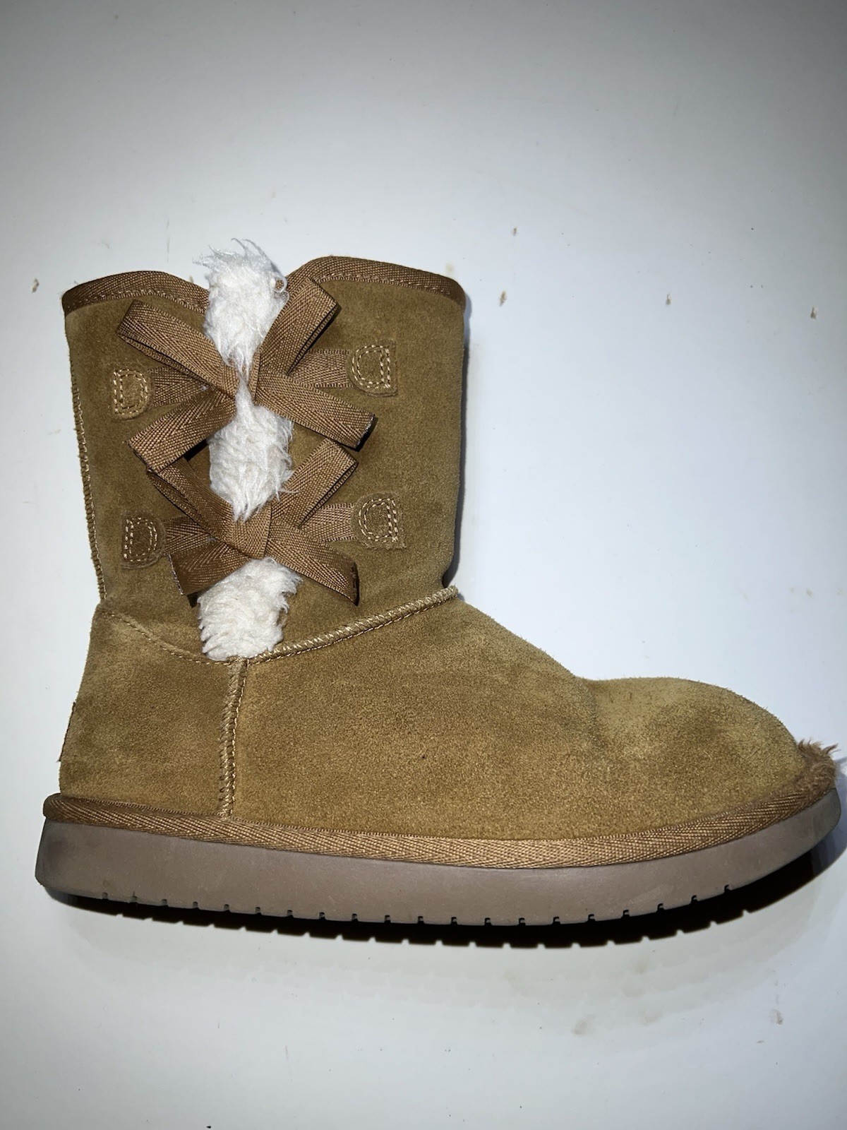 Koolaburra By Uggs Brown Bows Youth Girls Boots Size 3
