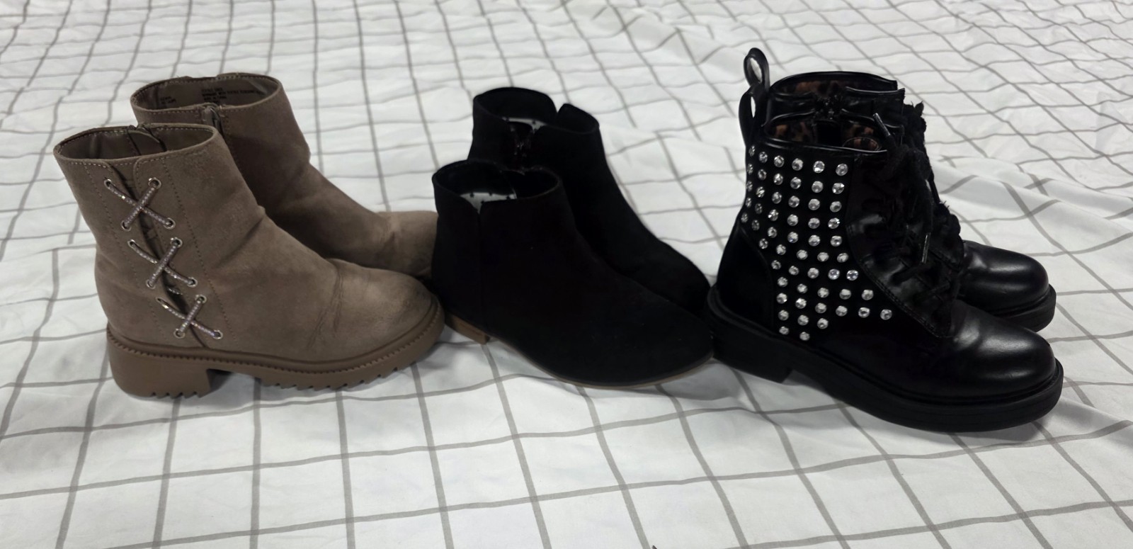 3 Pairs of Girls Boots – Size 13 👢👢👢