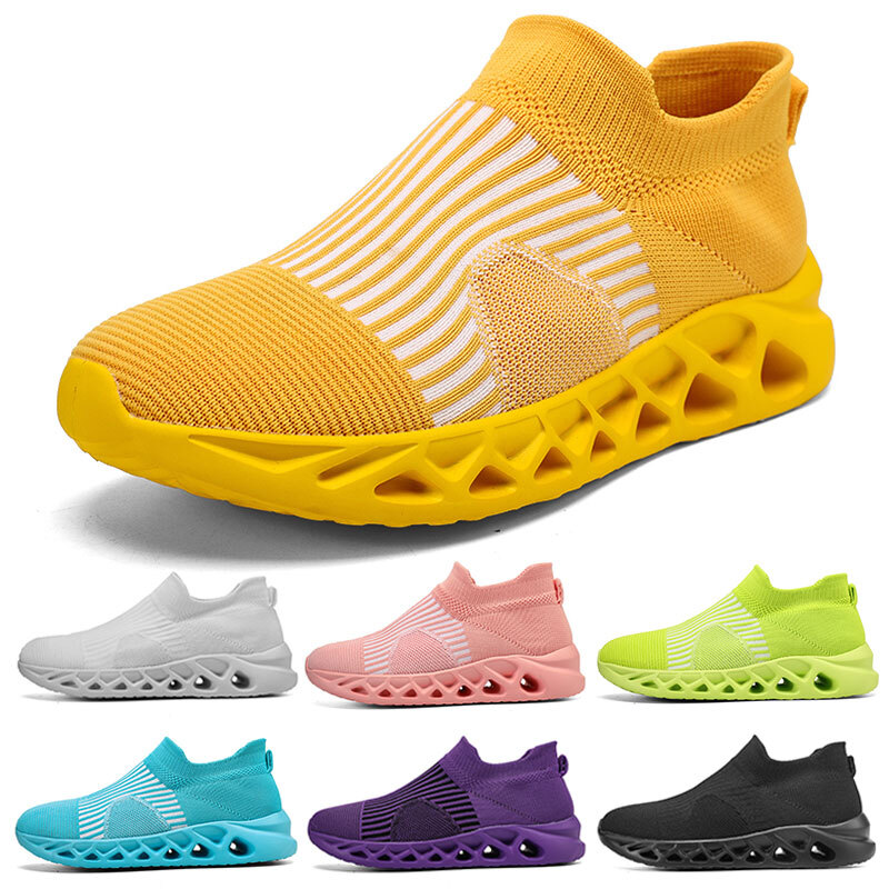 Blade Running Shoes Outdoor Women Men Sneakers Solid Mesh Slip on Sock Shoe EU48
