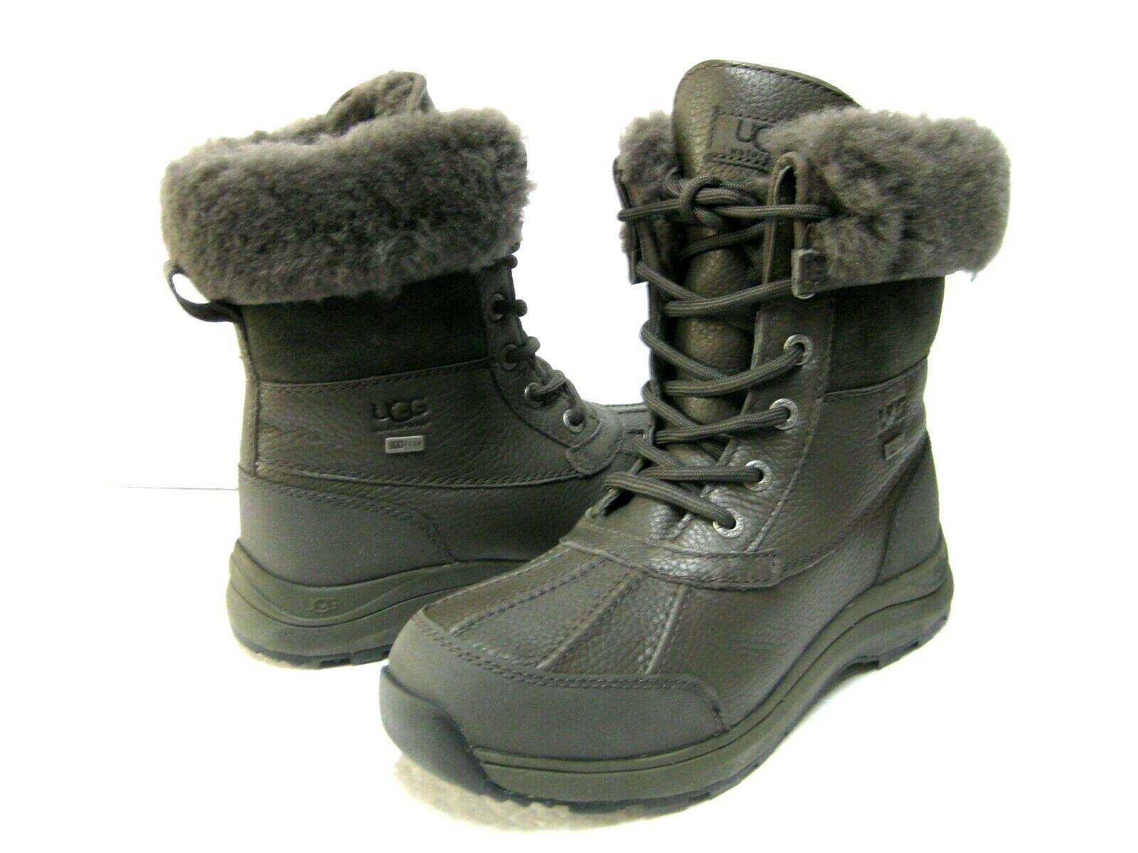 UGG ADIRONDACK III WOMEN WINTER BOOTS LEATHER BLACK OLIVE US 10 /UK 8 /EU 41