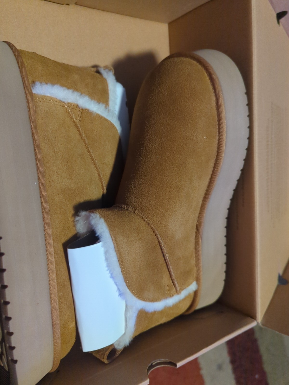 Brand New/ Box Koolaburra By UGG Ultra Mini Platform Chestnut Women Boots Size 9