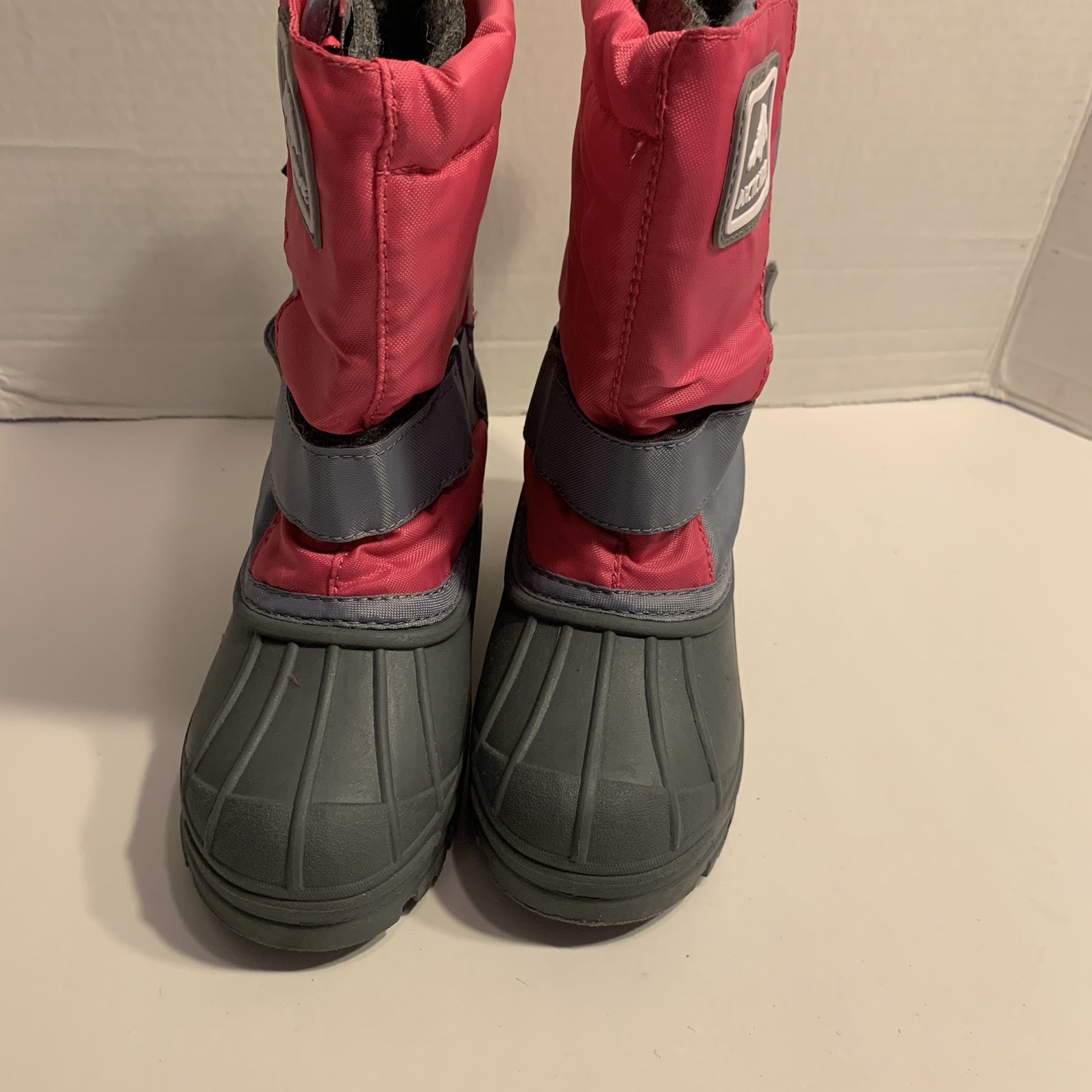 ARTIC RIDGE GIRLS WINTER BOOTS SIZE 11M COLOR GRAY PINK NEW