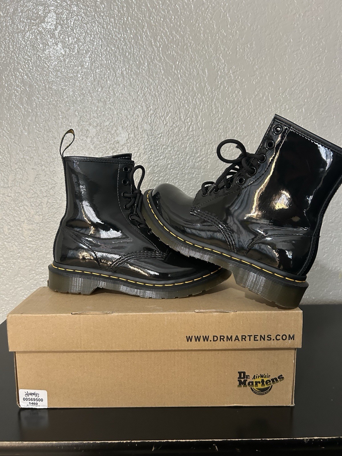 Dr. Martens Women’s Patent Boots Size 6