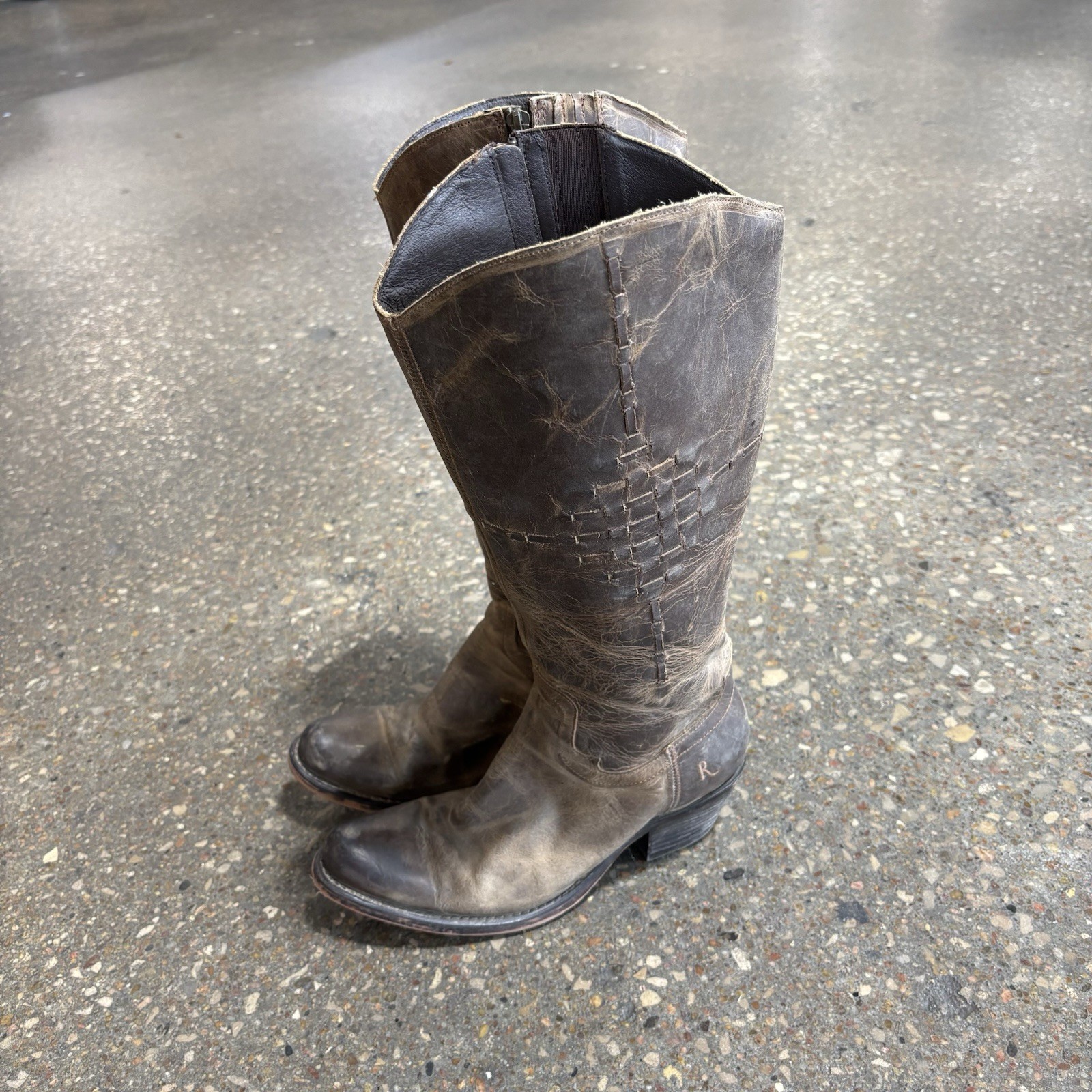 Reba by Justin Western Collection #RML252 Women Boots Size 8.5B Zippered Tucson
