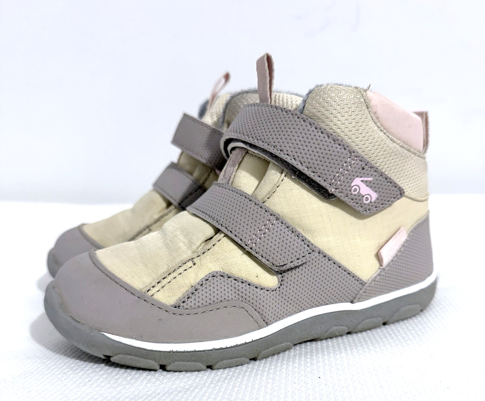 See Kai Run Atlas III Girls Boots US 3M Textile Yellow Pink Waterproof Logo