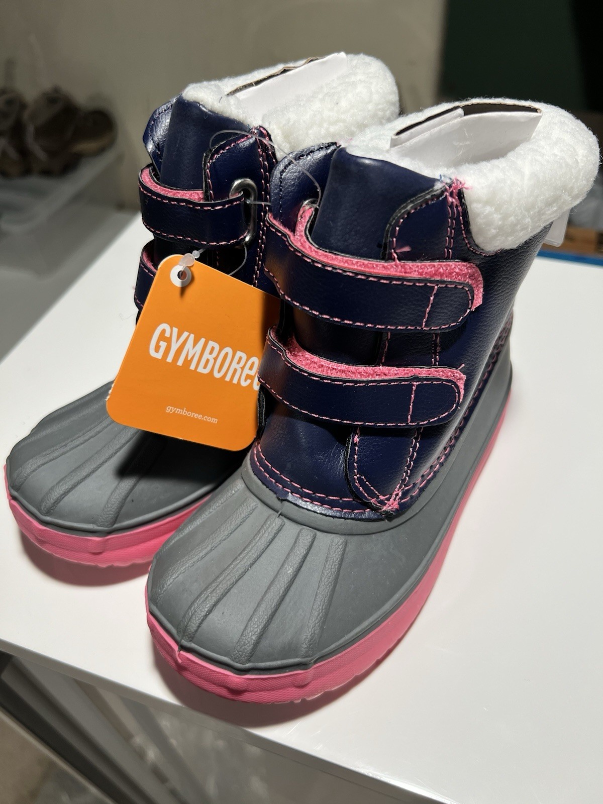 Gymboree Girls Winter Boots Rain Snow Toddler Shoes Size 10 Pink