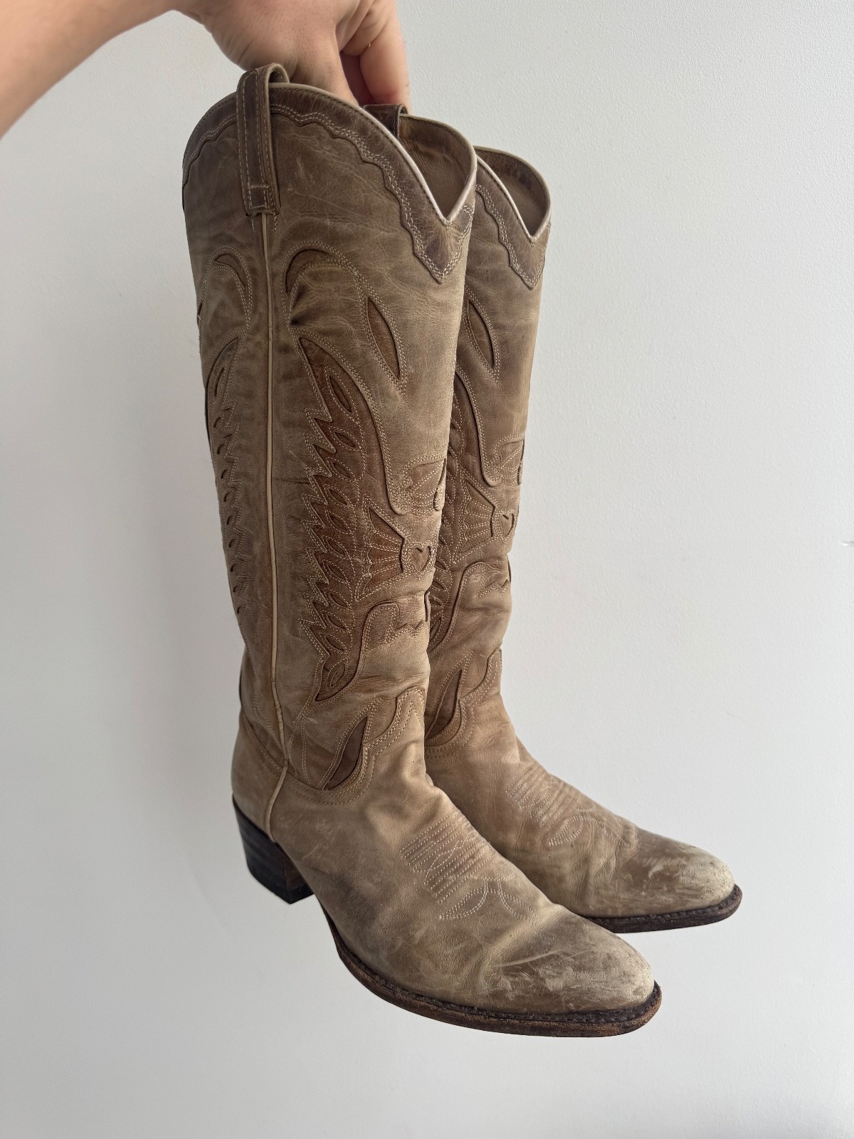 Sendra 6925 women boots cowboy boots leather 8 US
