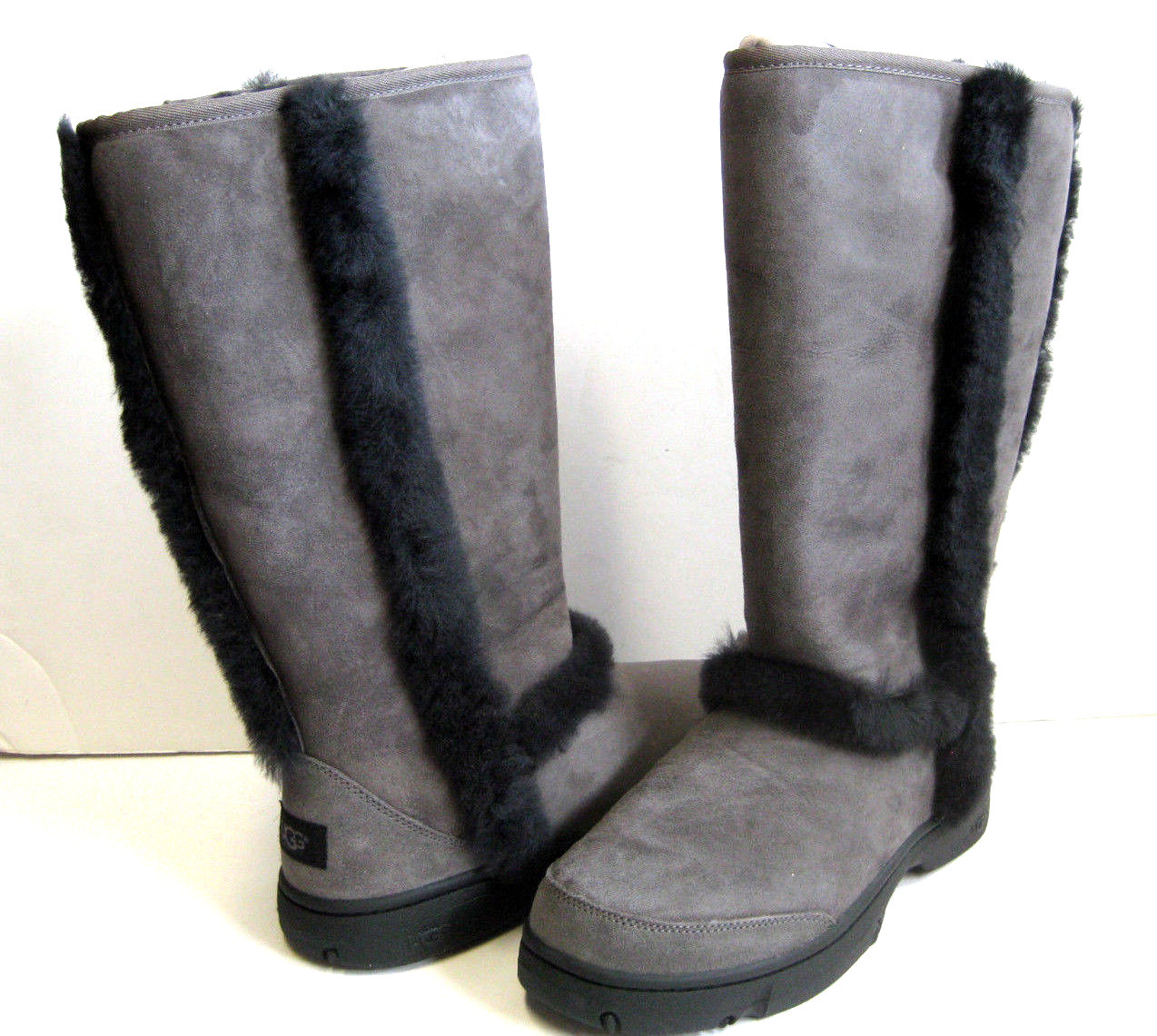 UGG SUNBURST WOMEN TALL BOOTS SUEDE GREY US 11 /UK 9 /EU 42