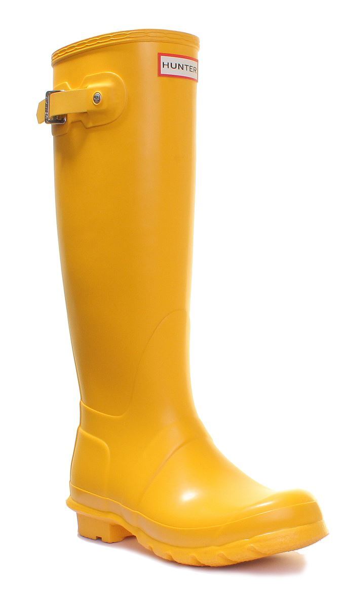 Hunter Women Org Tall Hunter Original Women  Women Boots In Yellow US 5 – 11
