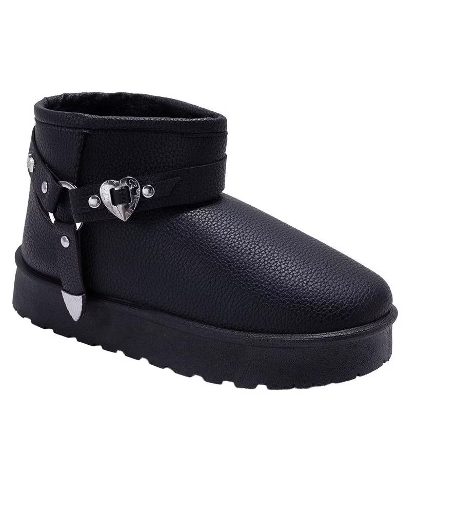 bebe Girls’ Winter Boots – Kids Snow Boots with Faux Fur Lining