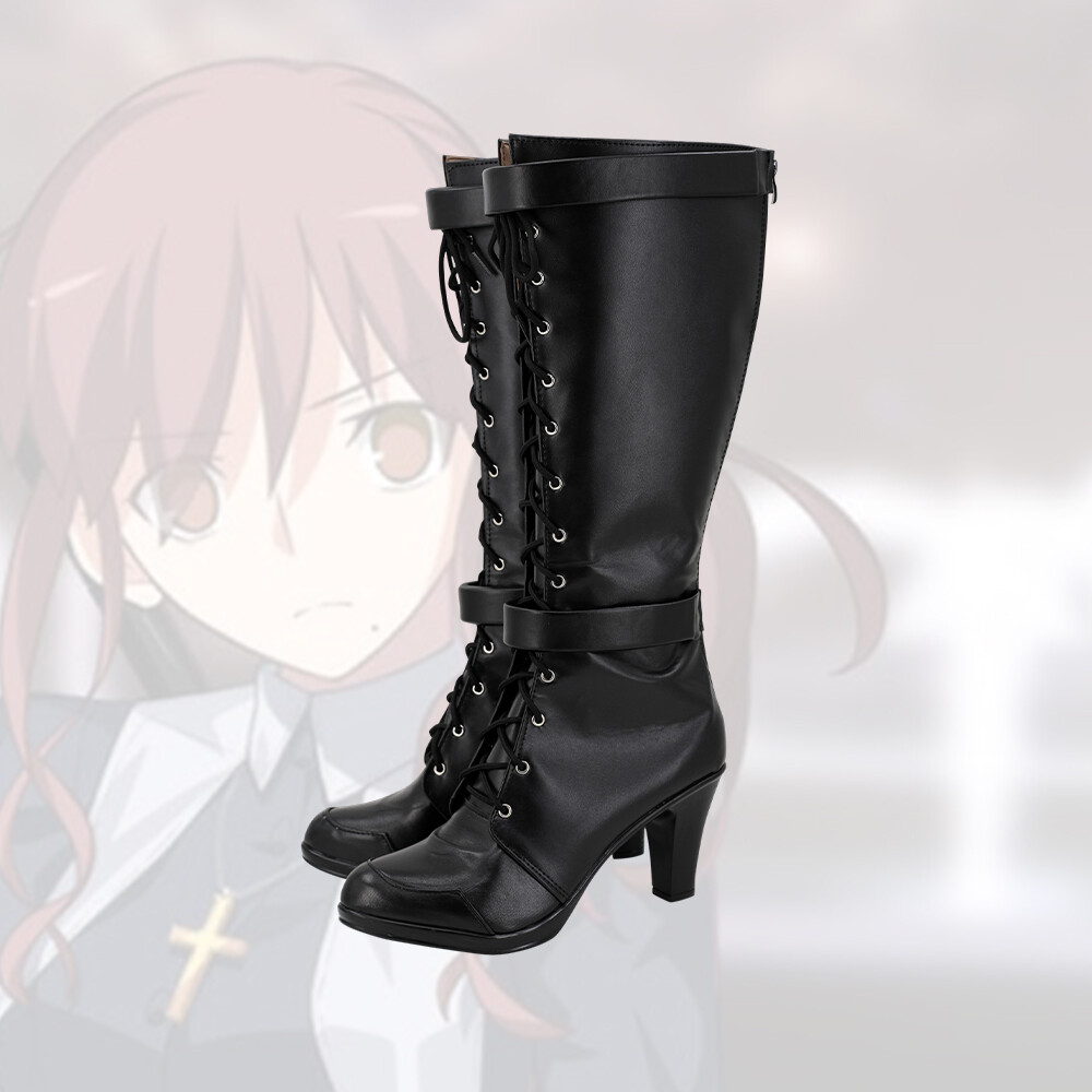 Noel Shoes Tsukihime Cosplay women Boots Handcrafted