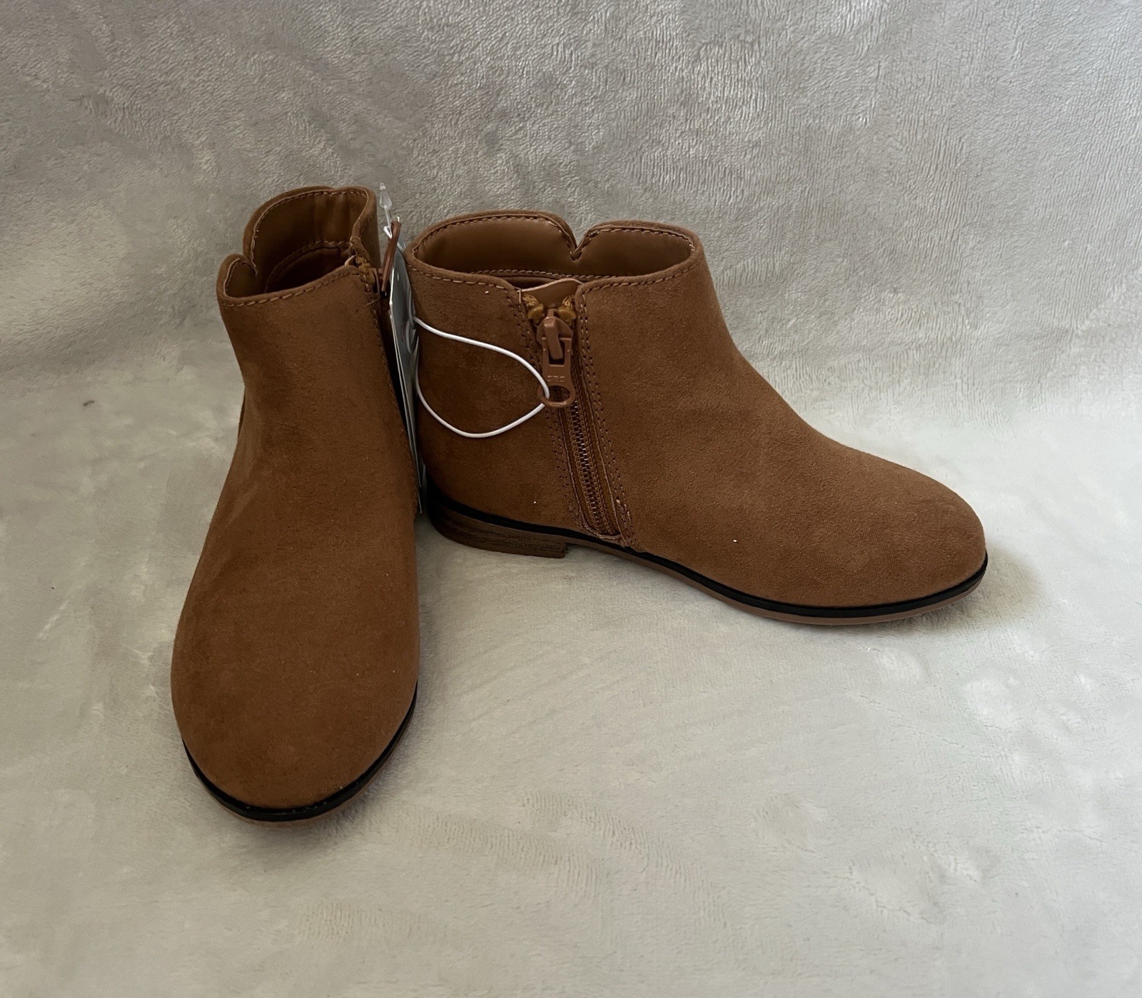 Cat & Jack Boots Penelope Toddler Girls Sz 11 Booties Brown *Flaw