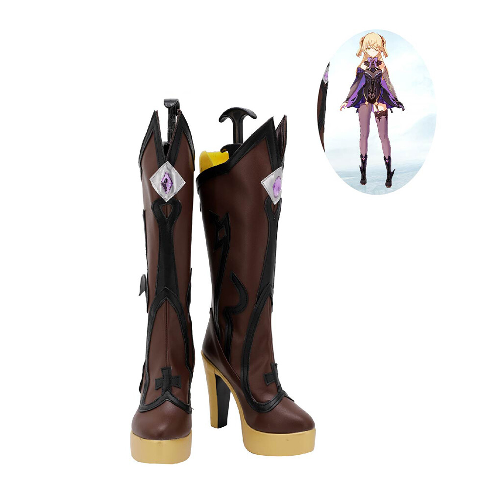 Genshin Impact Fischl Shoes Cosplay Women Boots Ver 2