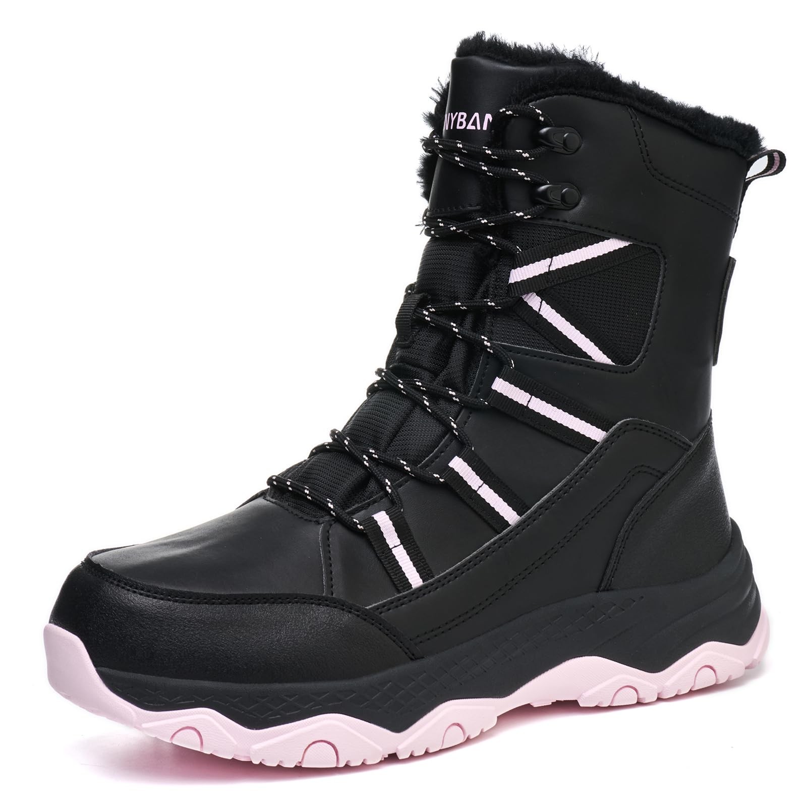 Women’s Snow Boots Waterproof Anti slip Lightweight Warm Faux Fur Lined Multi fu
